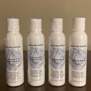 Aqualina Serums - Vitamin C, Peptide, Hyaluronic & Salicylic